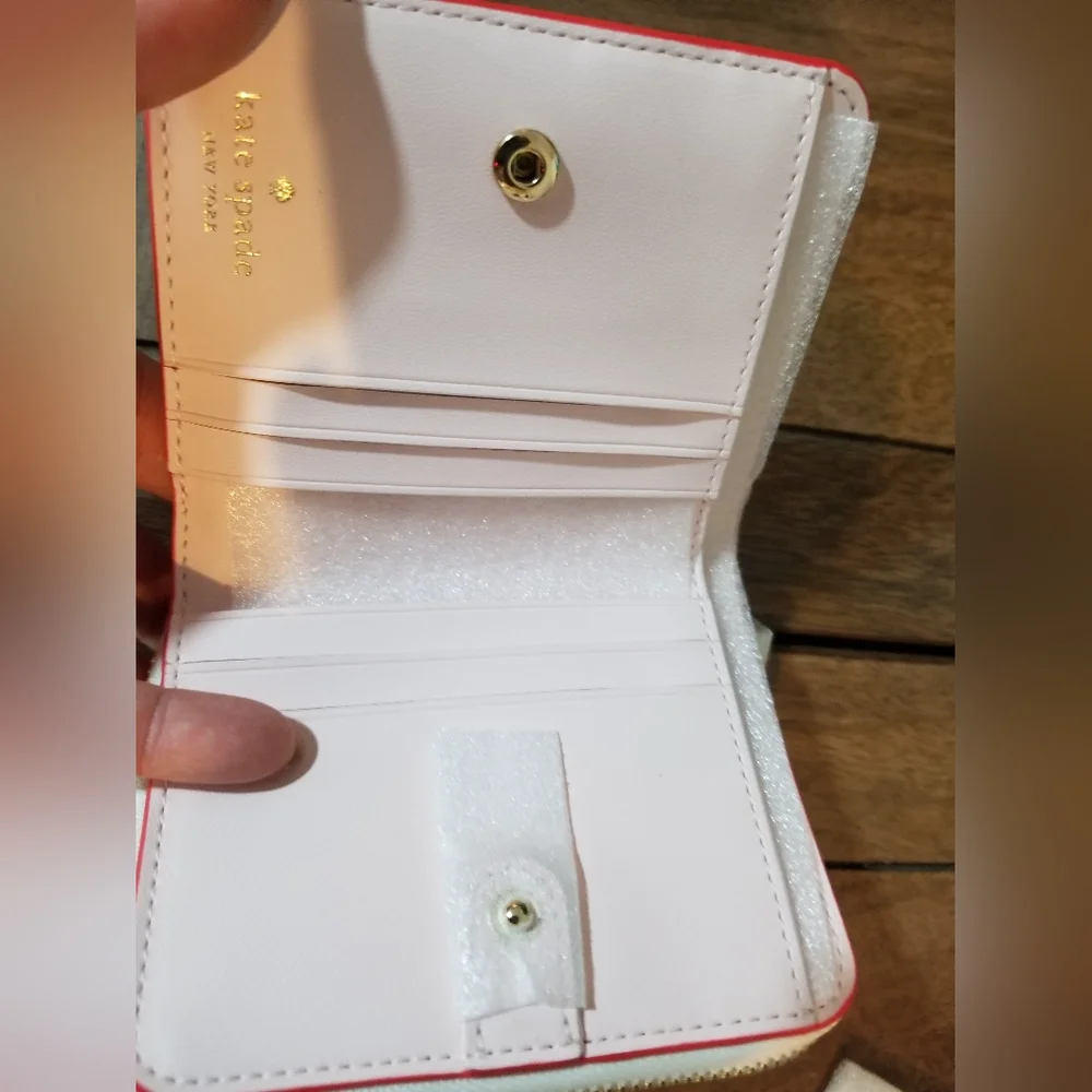 Kate Spade New York Strawberry Small Zip Wallet - Picture 5 of 10